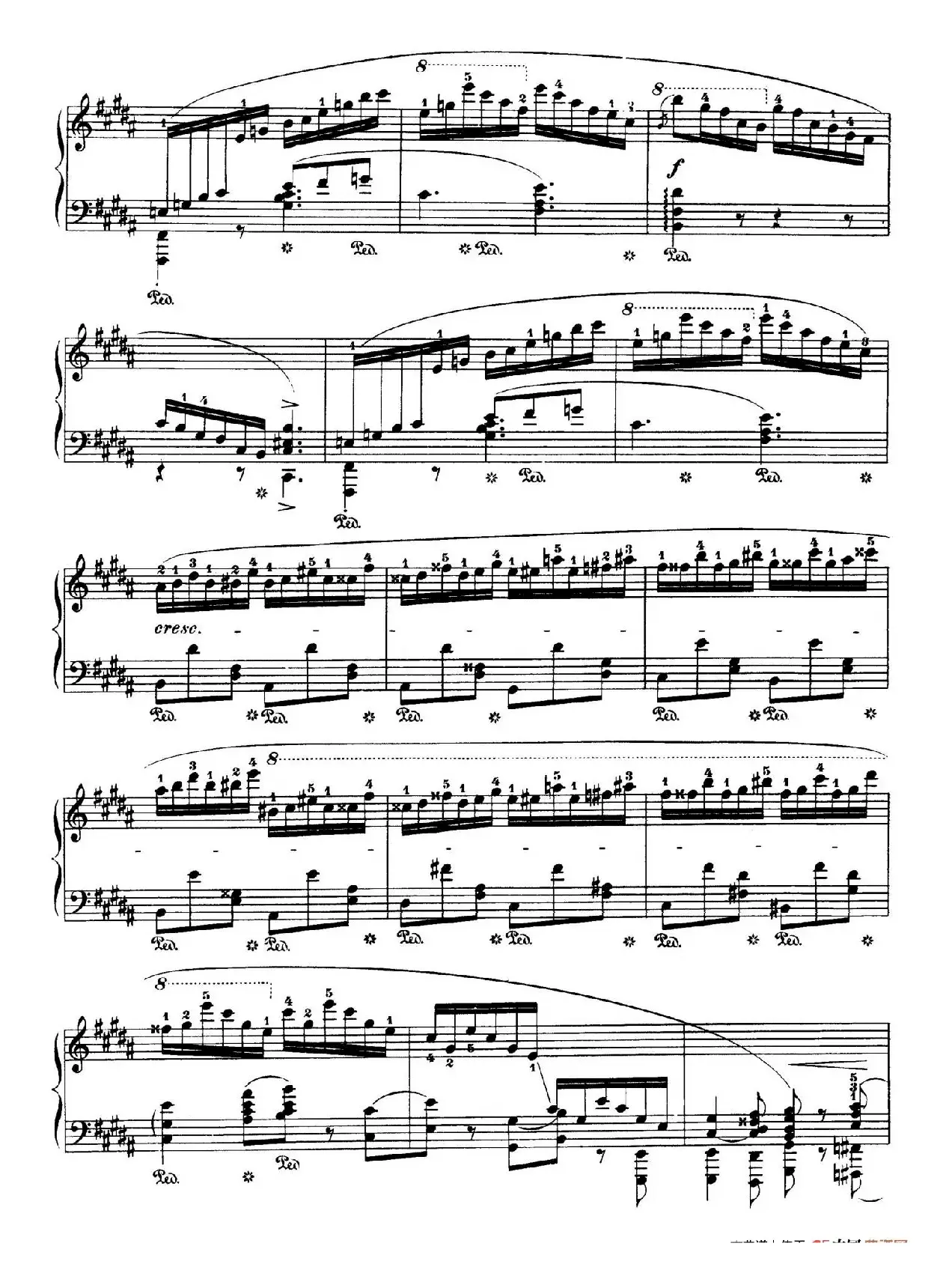 Piano Sonata No.3 in b Minor Op.58（b小调第三钢琴奏鸣曲·第四乐章）