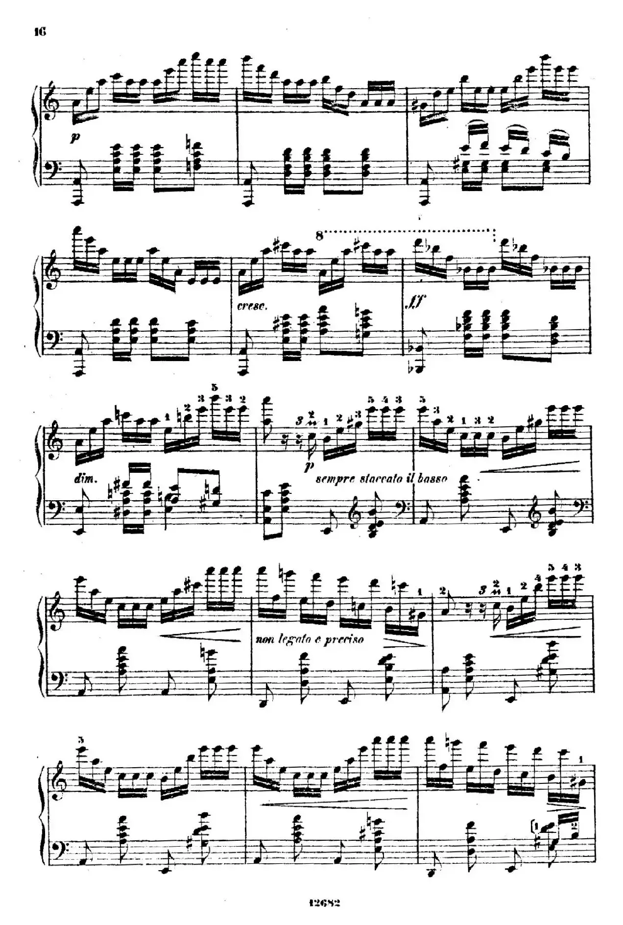 Douze Etudes de Salon Op.5（12首沙龙练习曲·3）