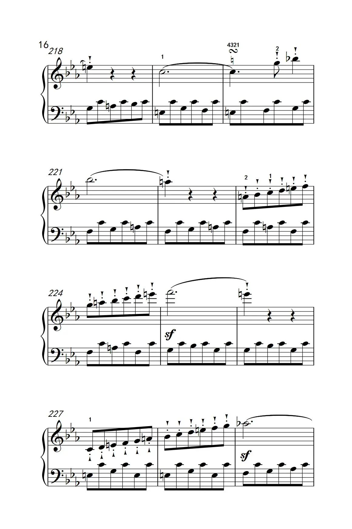 奏鸣曲 Opus 10 Nr.1 第一乐章（贝多芬奏鸣曲集 2）