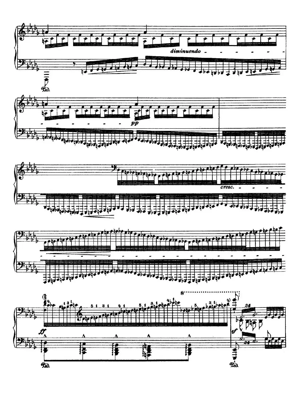 12 Etudes d'execution Transcendante S.139（12首超技练习曲·12）