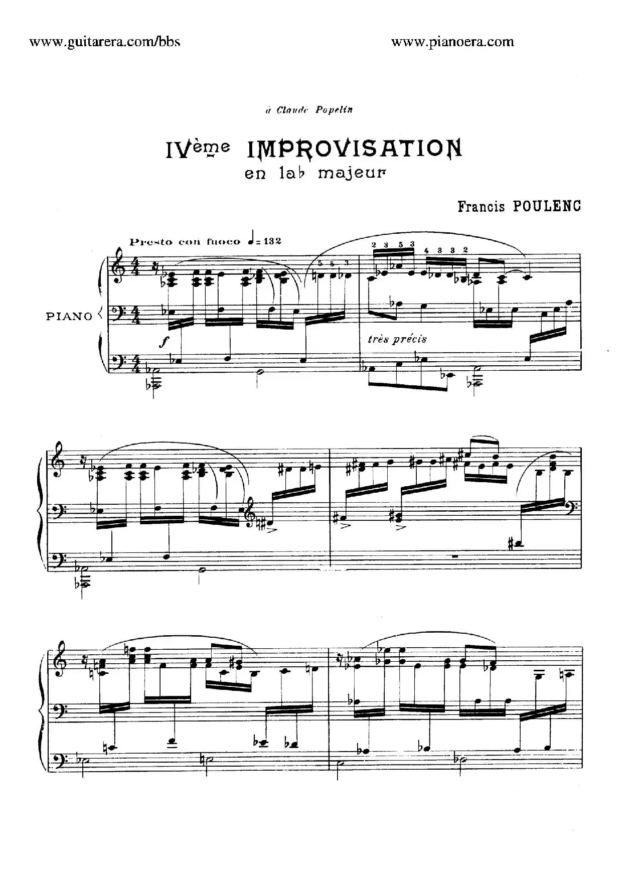 15 Improvisations（15首即兴曲·Ⅳ）