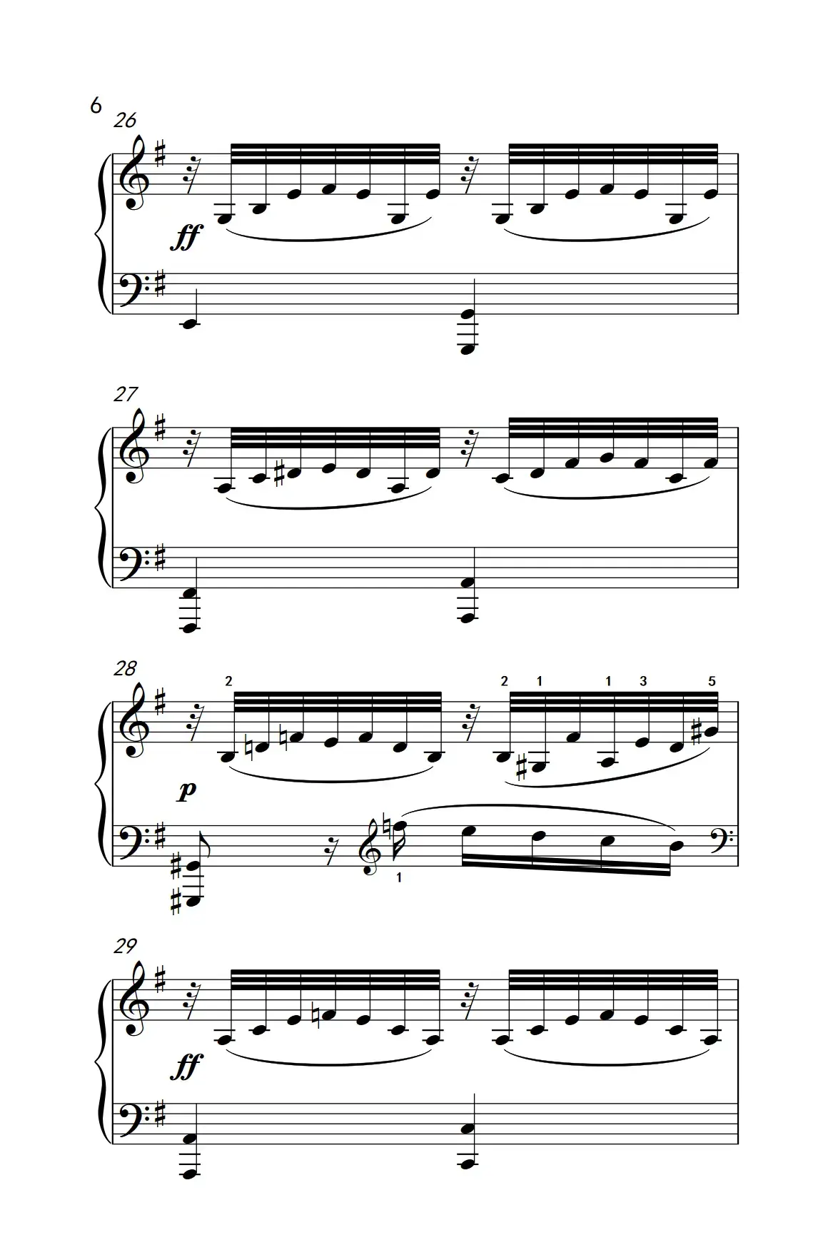 奏鸣曲 Opus 2 Nr.3 第二乐章（贝多芬奏鸣曲集 1）