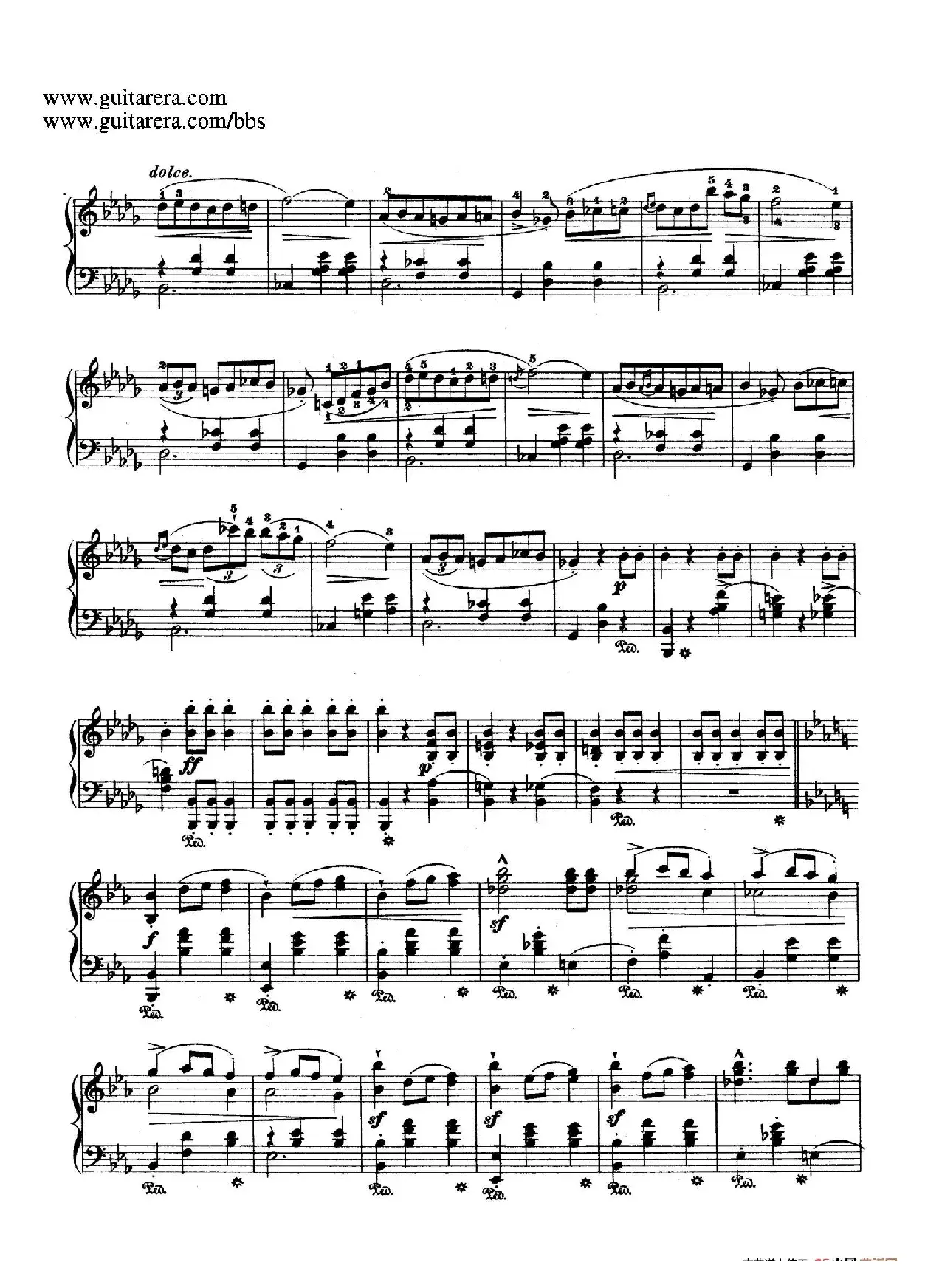 Grande Valse Brillante in E-flat Major Op.18 （降E大调华丽辉煌圆舞曲）