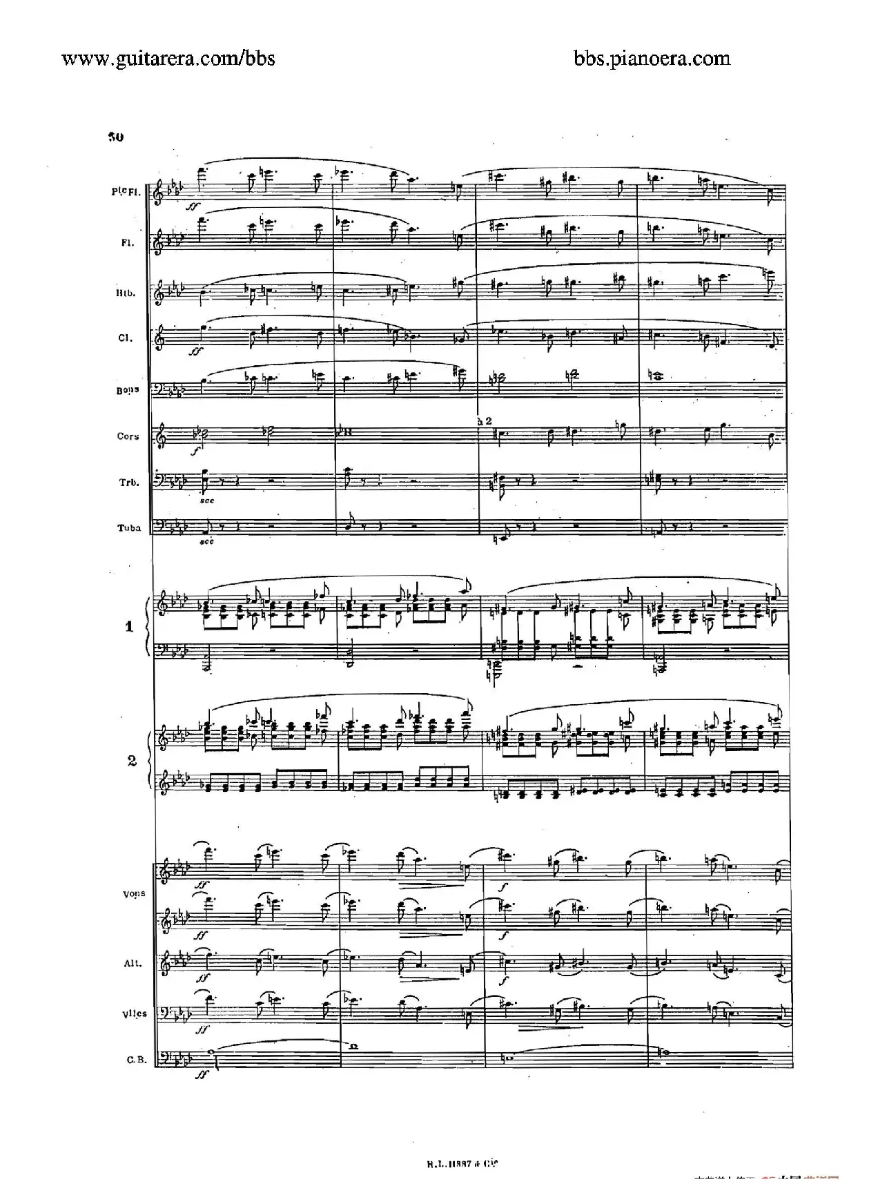 Concerto for 2 Pianos in d Minor（d小调双钢琴协奏曲·总谱）