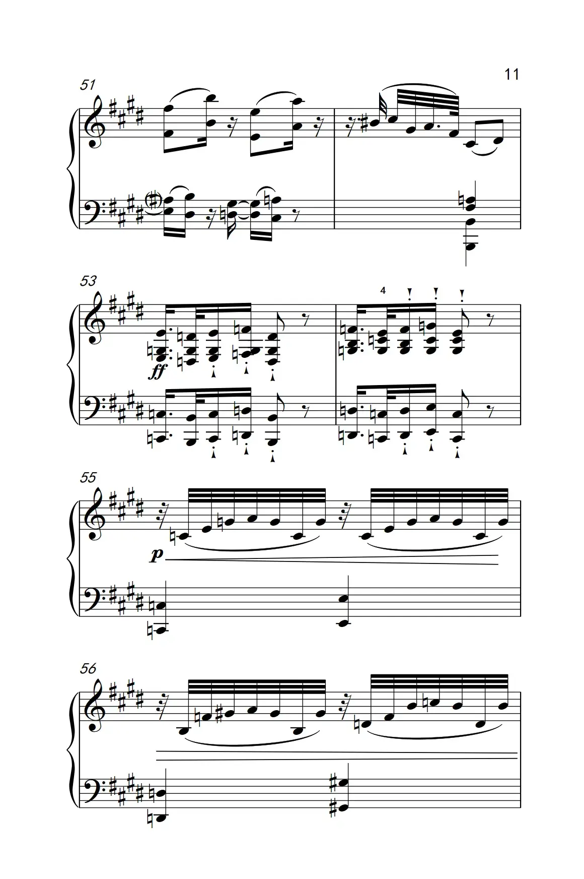 奏鸣曲 Opus 2 Nr.3 第二乐章（贝多芬奏鸣曲集 1）