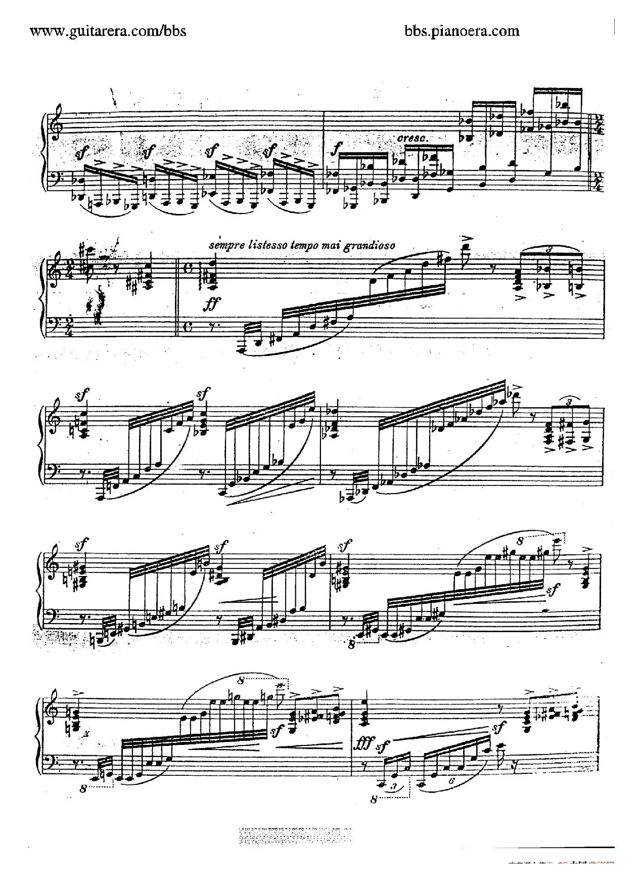 Etude in C Major For The Left Hand Op.32（C大调左手练习曲）