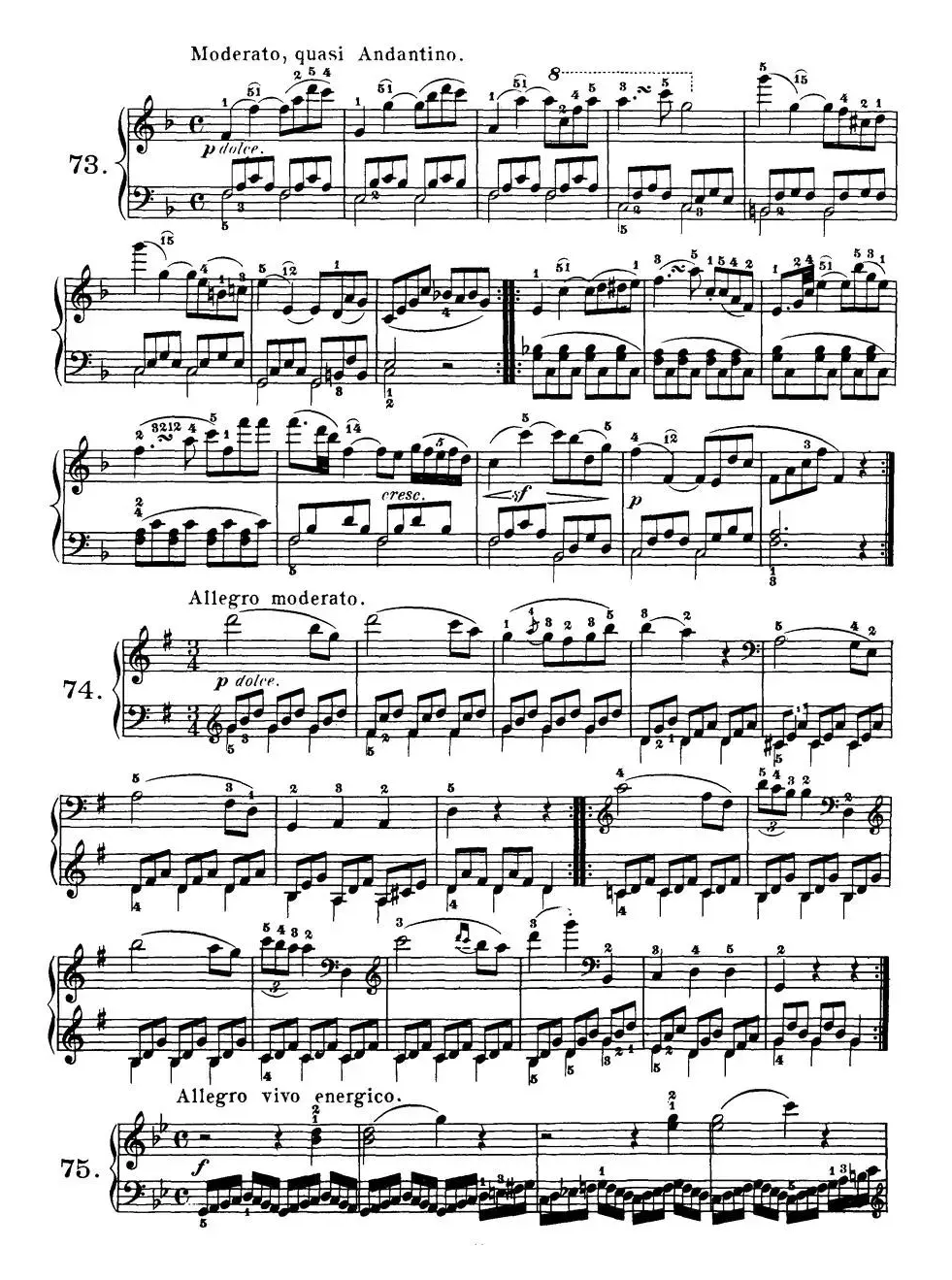 Czerny - 100 Progressive Studies Op.139（69—77）