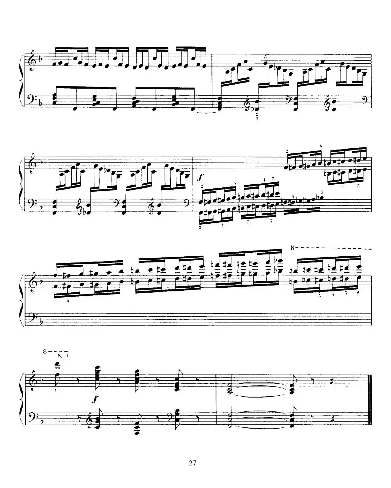 15 Etudes de Vortuosite Op.72（15首辉煌练习曲·6）