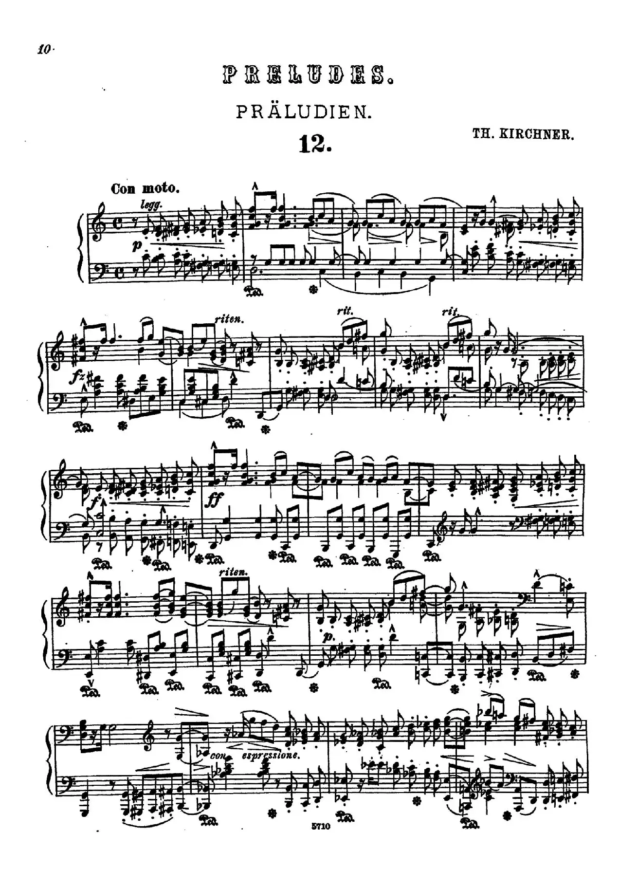 16 Preludes Op.9（16首前奏曲·12）