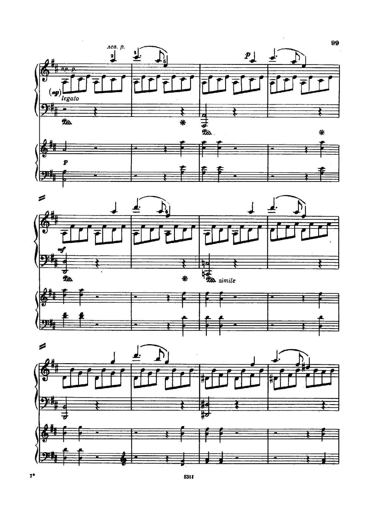 Concerto no 5 K 175 - 2 Piano（Ⅲ）