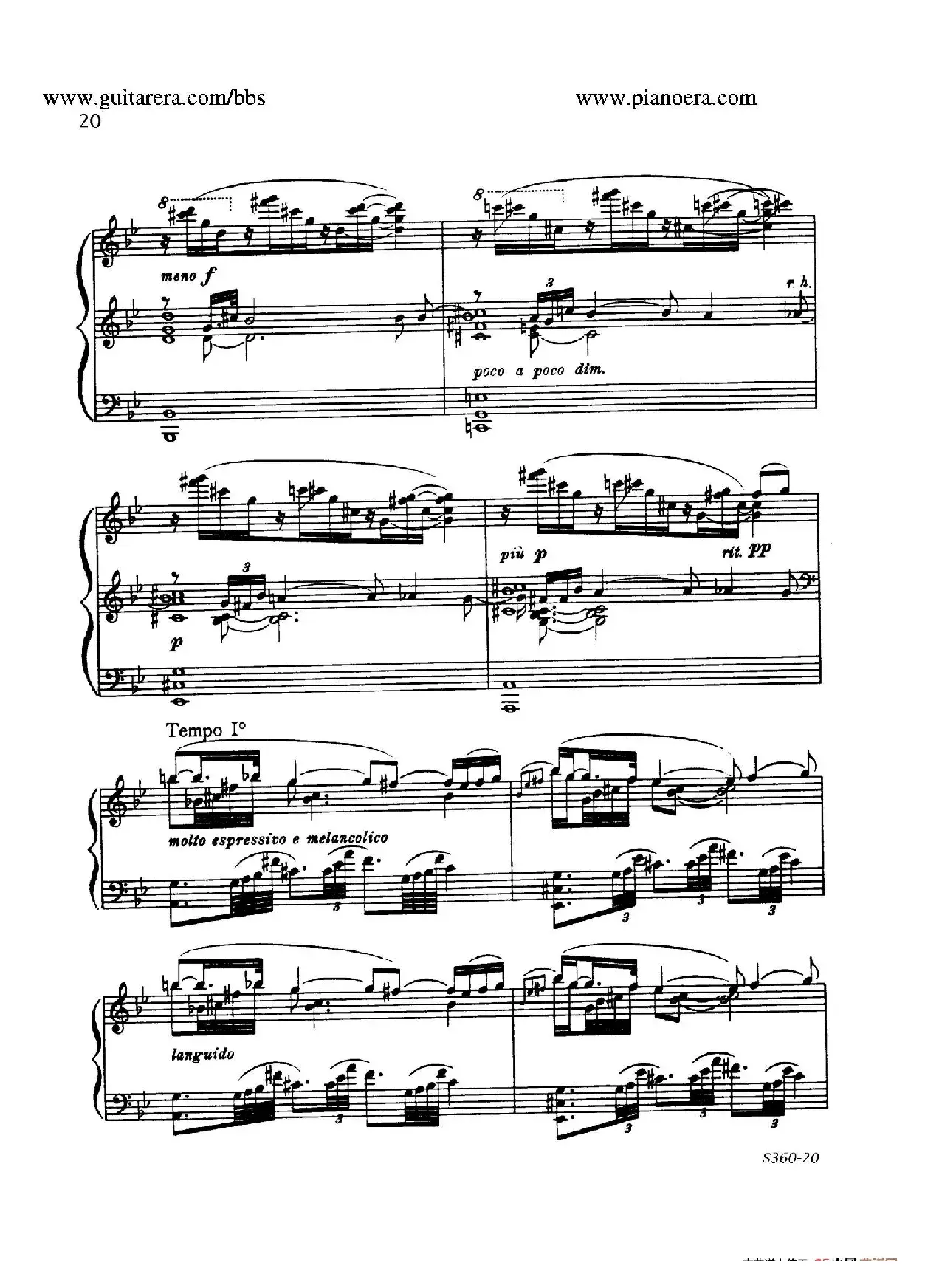 Fourth Piano Sonata S.360（第四钢琴奏鸣曲）