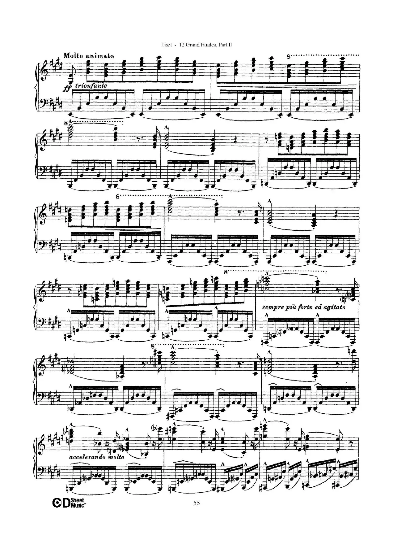 12 Grand Etudes S.137（12首华丽的练习曲·11）