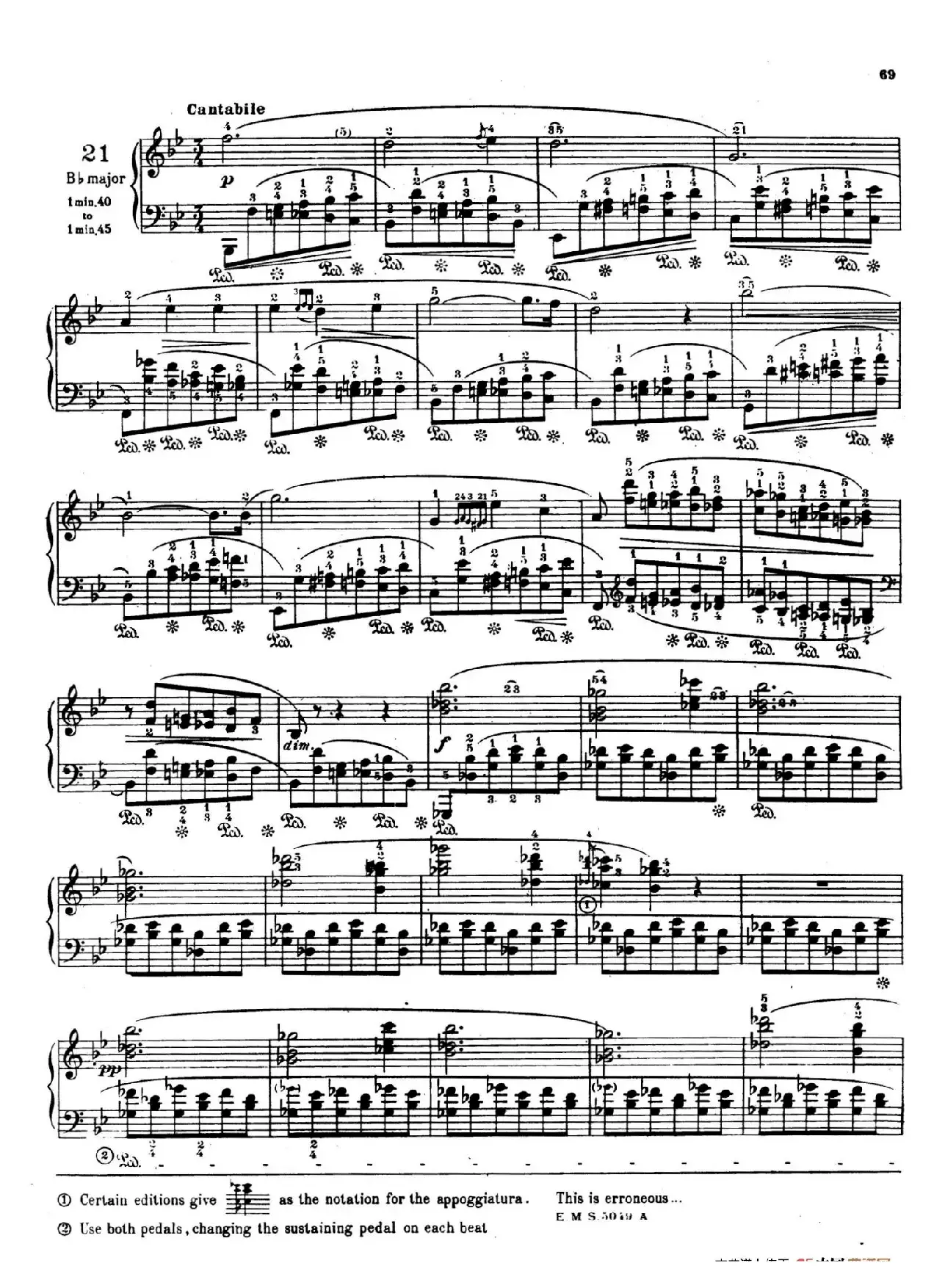 Preludes Op.28（24首前奏曲·21）