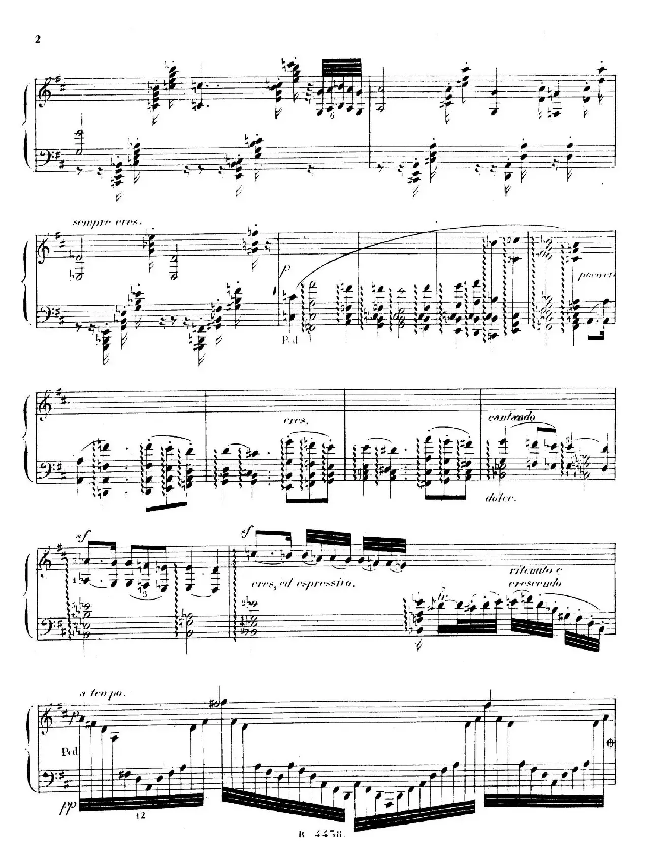 3 Grandes Etudes Op.76 No. 2（3首华丽练习曲·2）