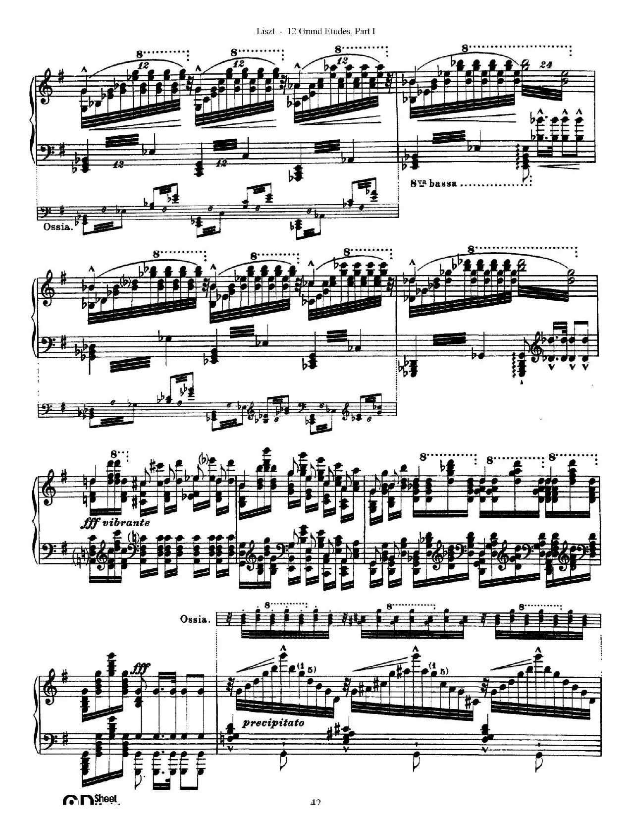 12 Grand Etudes S.137（12首华丽的练习曲·6）