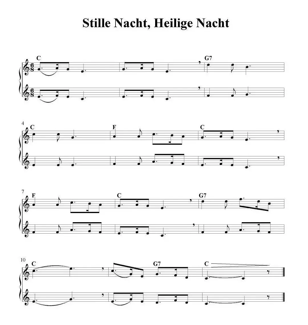 Stille Nacht, Heilige Nacht