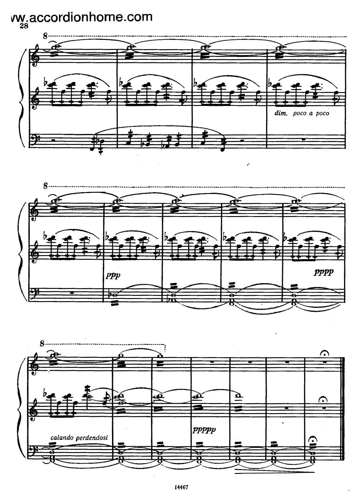 Sonate No.3（奏鸣曲三号）（第二乐章）