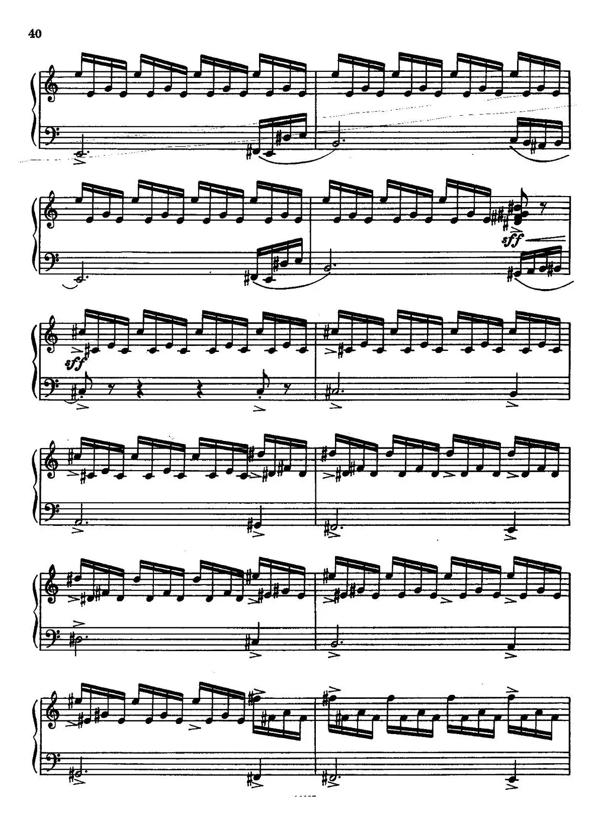 Sonate No.3（奏鸣曲三号）（第四乐章）