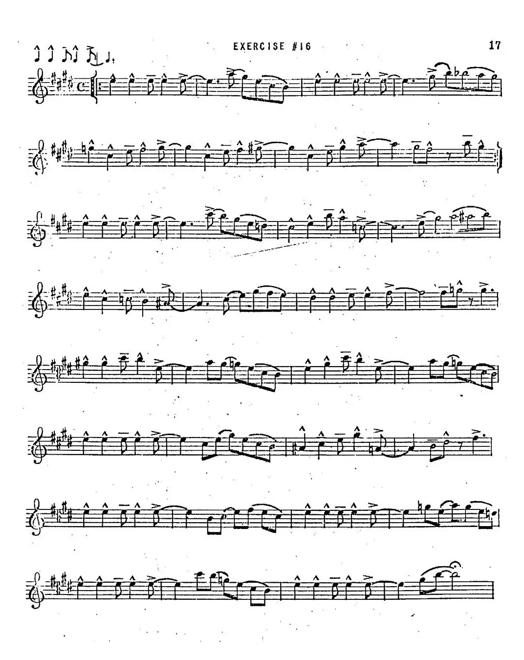 Intermediate Jazz Conception by Lennie Niehaus（20 Jazz Exercises）