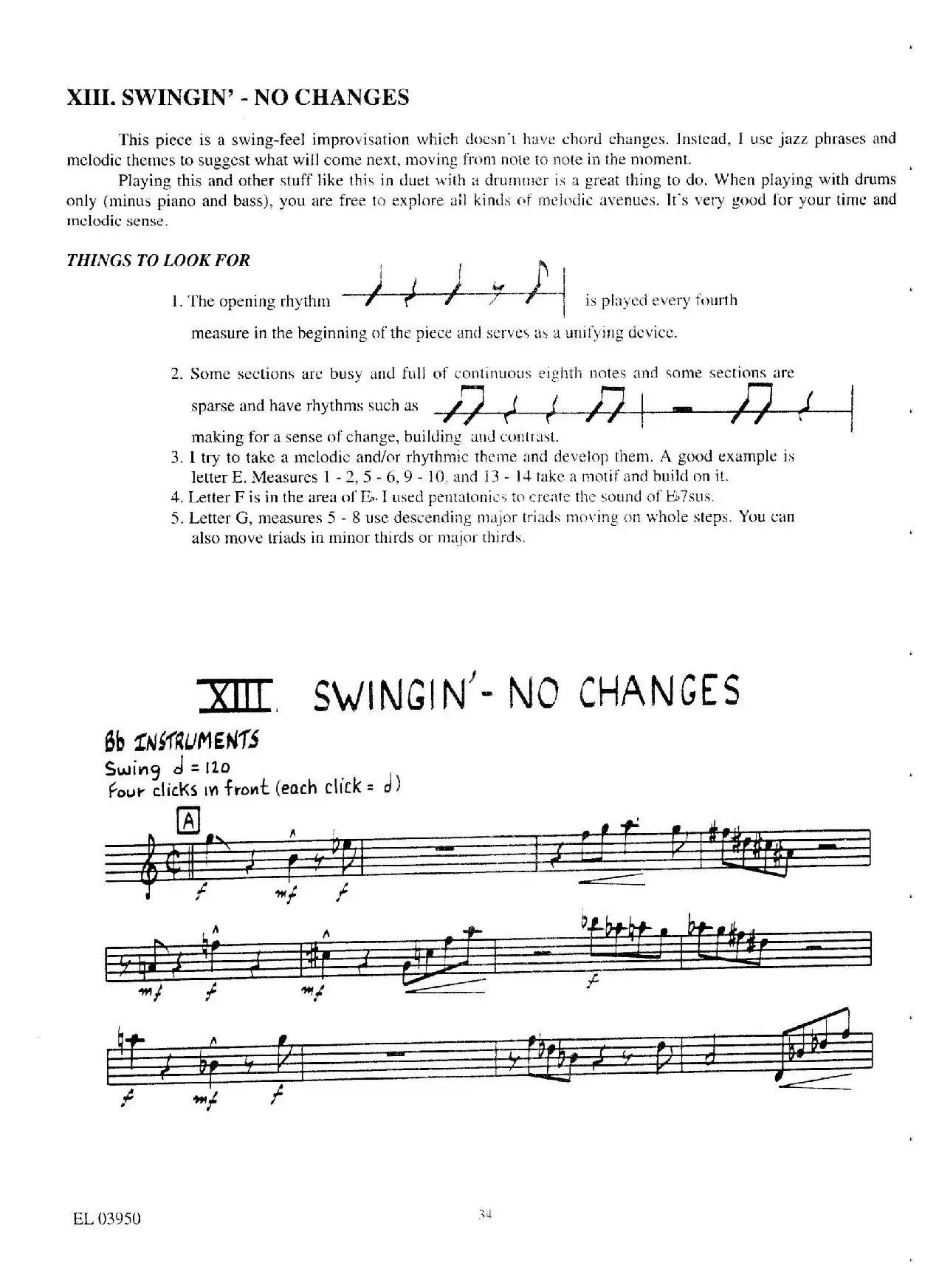 SWINGIN' - NO CHANGES