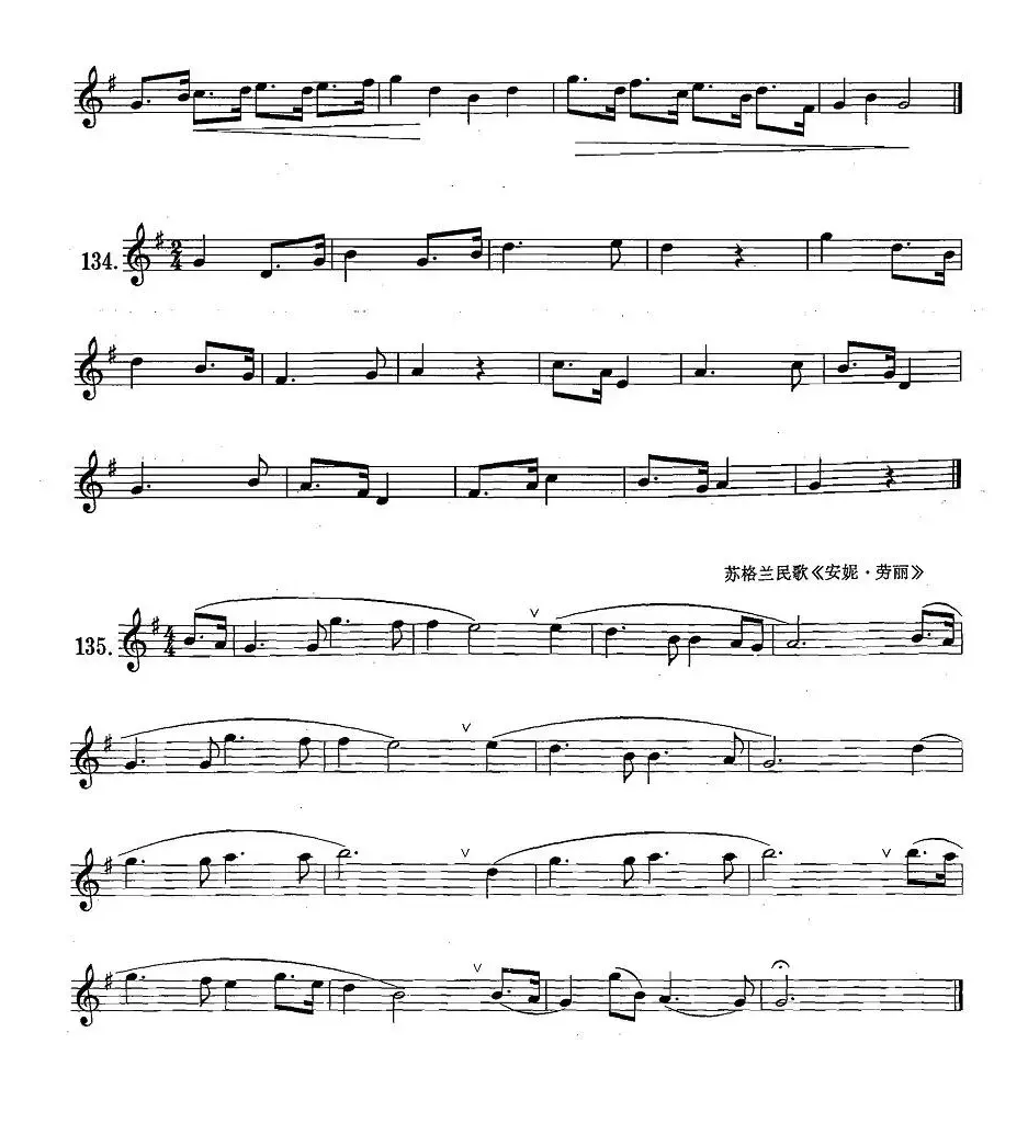 萨克斯练习曲合集（1—22）八分附点音符练习
