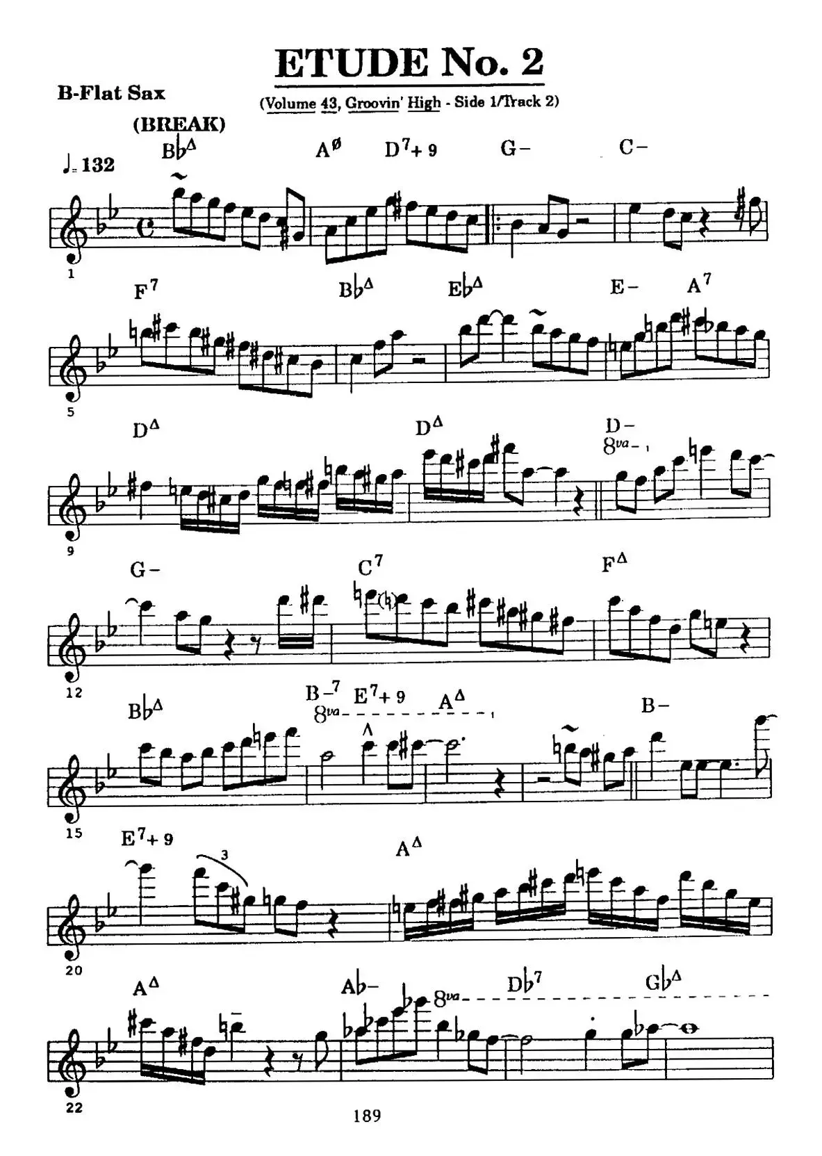 ETUDE No.2（高音萨克斯超吹练习曲）