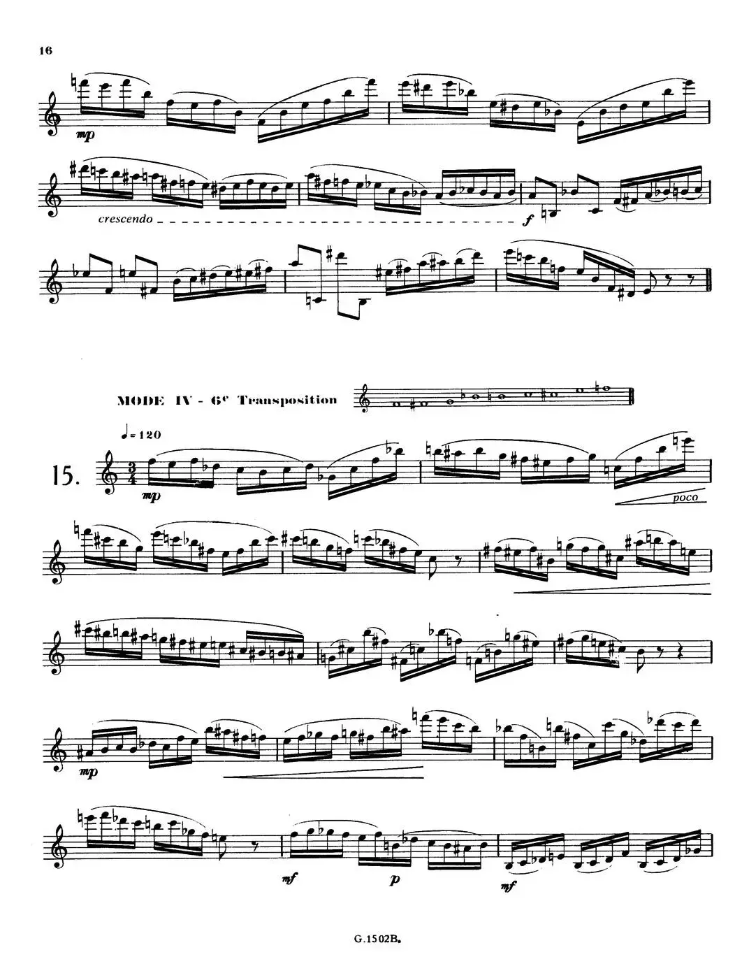 拉库尔萨克斯管练习曲28首（11—15）