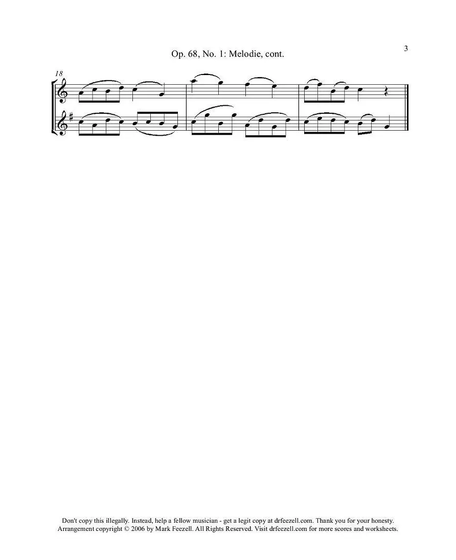 Robert Schumann-中音萨克斯练习曲