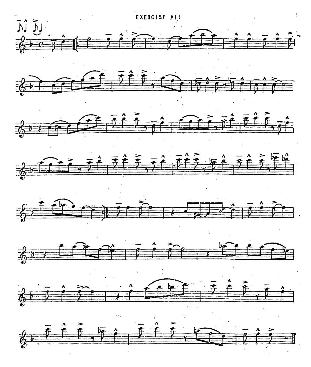 Intermediate Jazz Conception by Lennie Niehaus（20 Jazz Exercises）