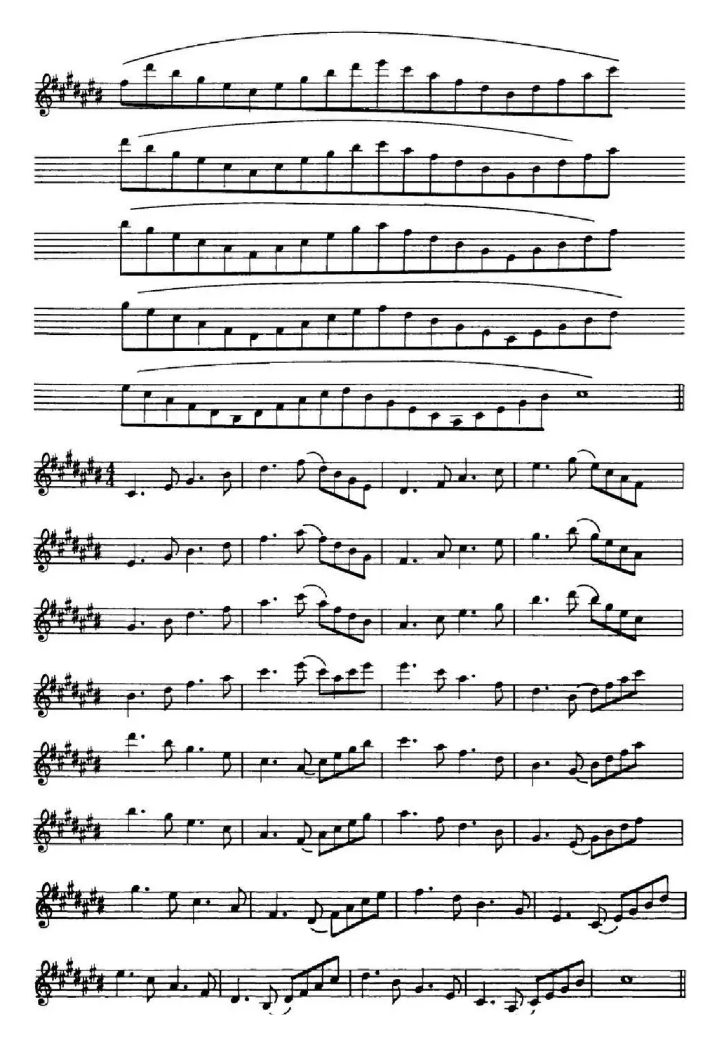 萨克斯演奏教程第六节（六音和弦-守调变奏）