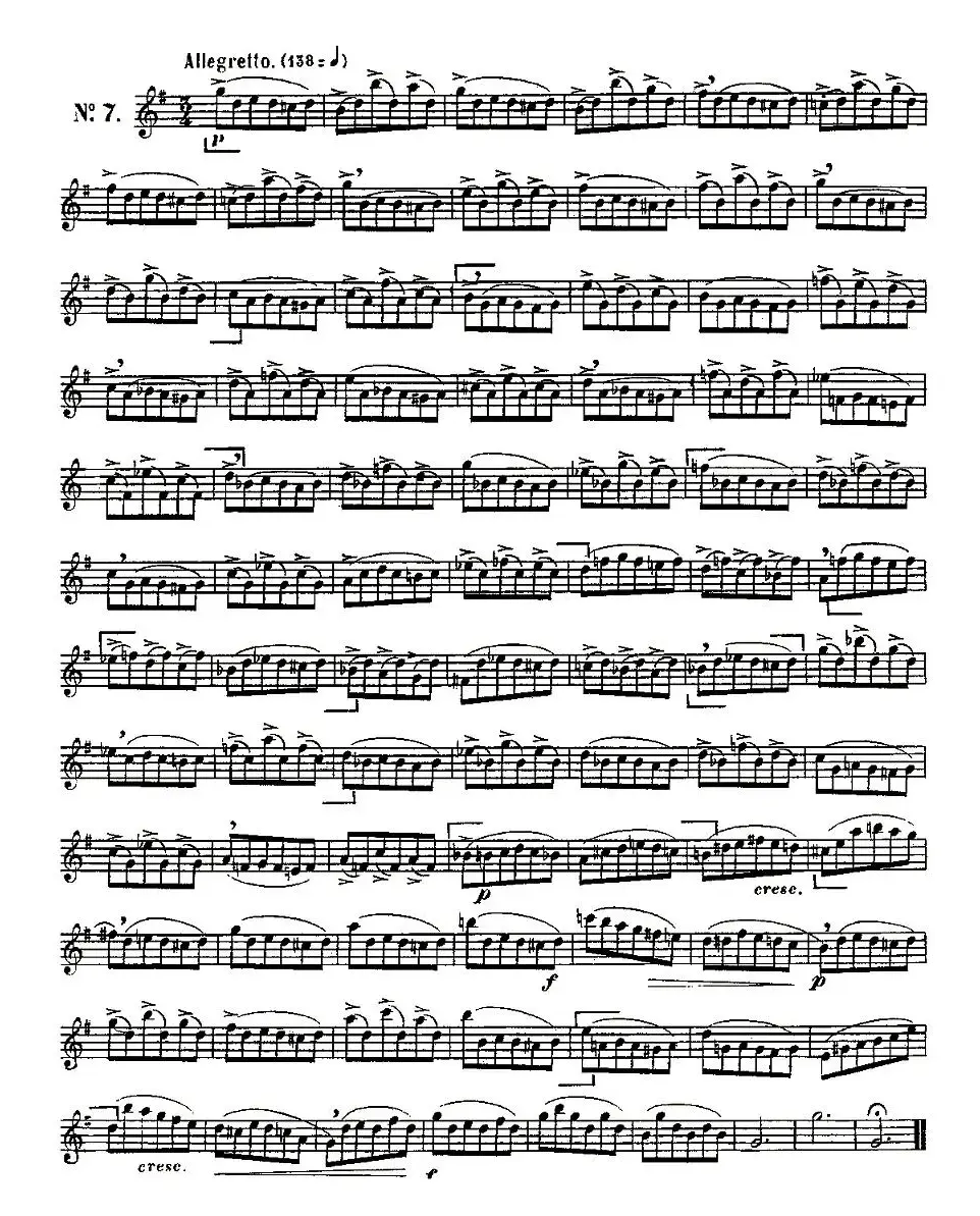 Klose Etudes Chantantes Pour Saxophone（KLOSE的15首练习曲集）