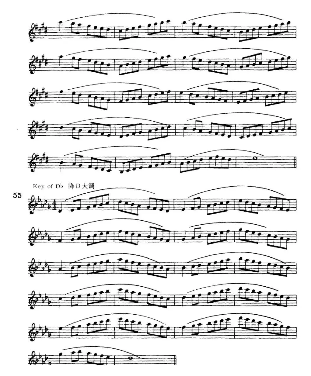 萨克斯演奏教程第一节（大调音阶-守调变奏P41—55）