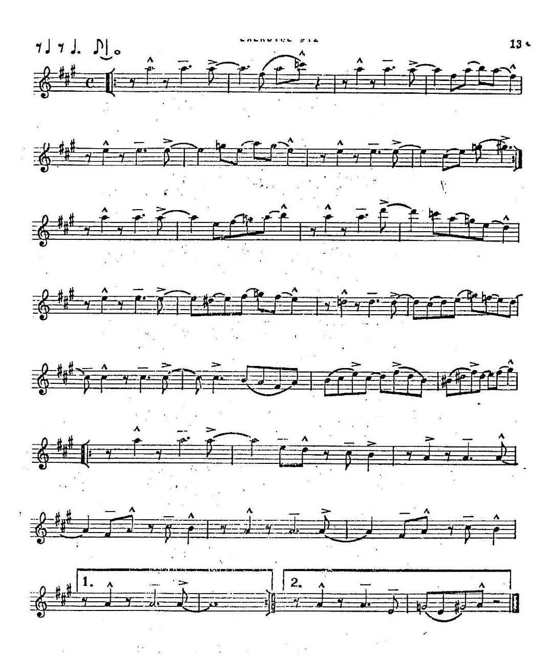 Intermediate Jazz Conception by Lennie Niehaus（20 Jazz Exercises）