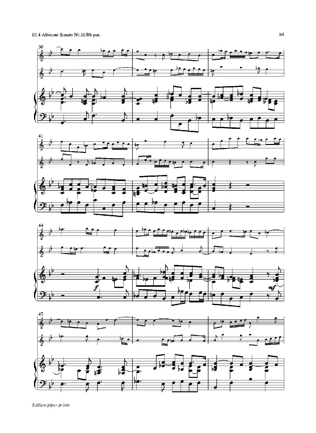 Sonate Nr.10（次中音萨克斯二重奏+管风琴）