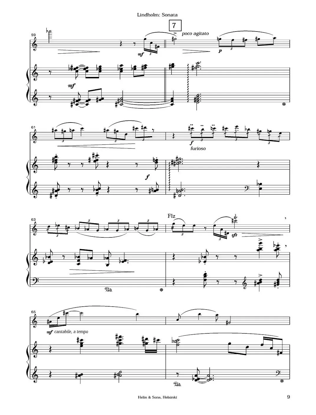 Sonata（长笛+钢琴）