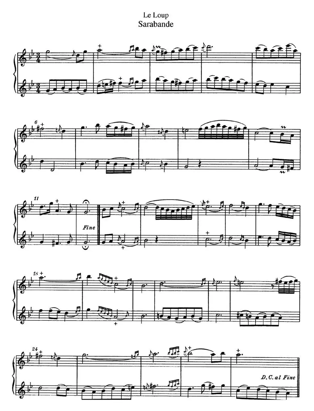 勒·卢坡长笛二重奏