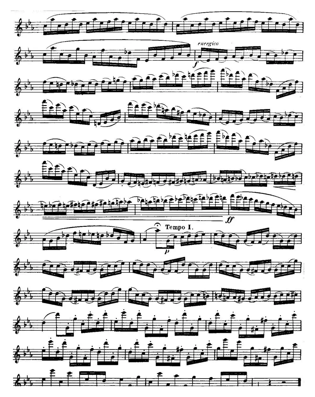 柯勒长笛练习曲作品33号（第三册）（6）
