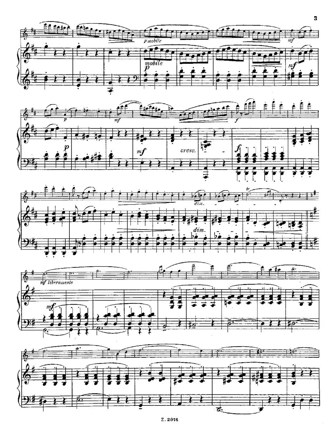 Scherzino（Op.55 No.6）（长笛+钢琴伴奏）