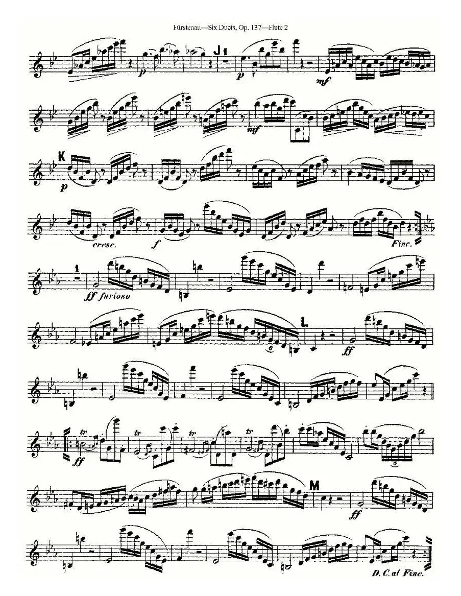 Six Duets, Op.137 之五（二重奏 六首作品 137号）