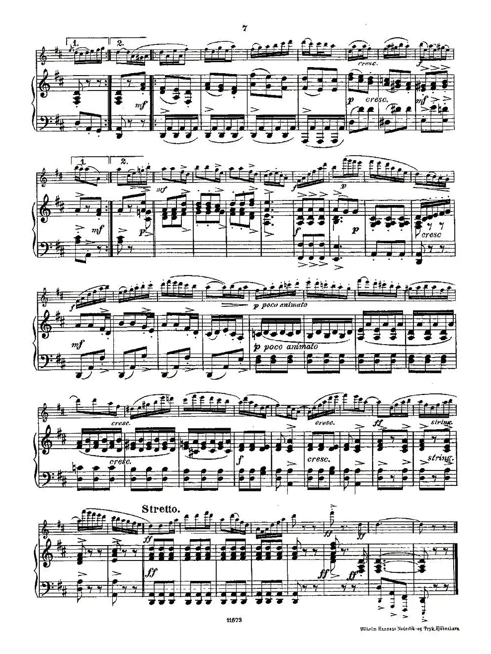 Fantaisies nationales. Op. 59, 1. （长笛+钢琴伴奏）