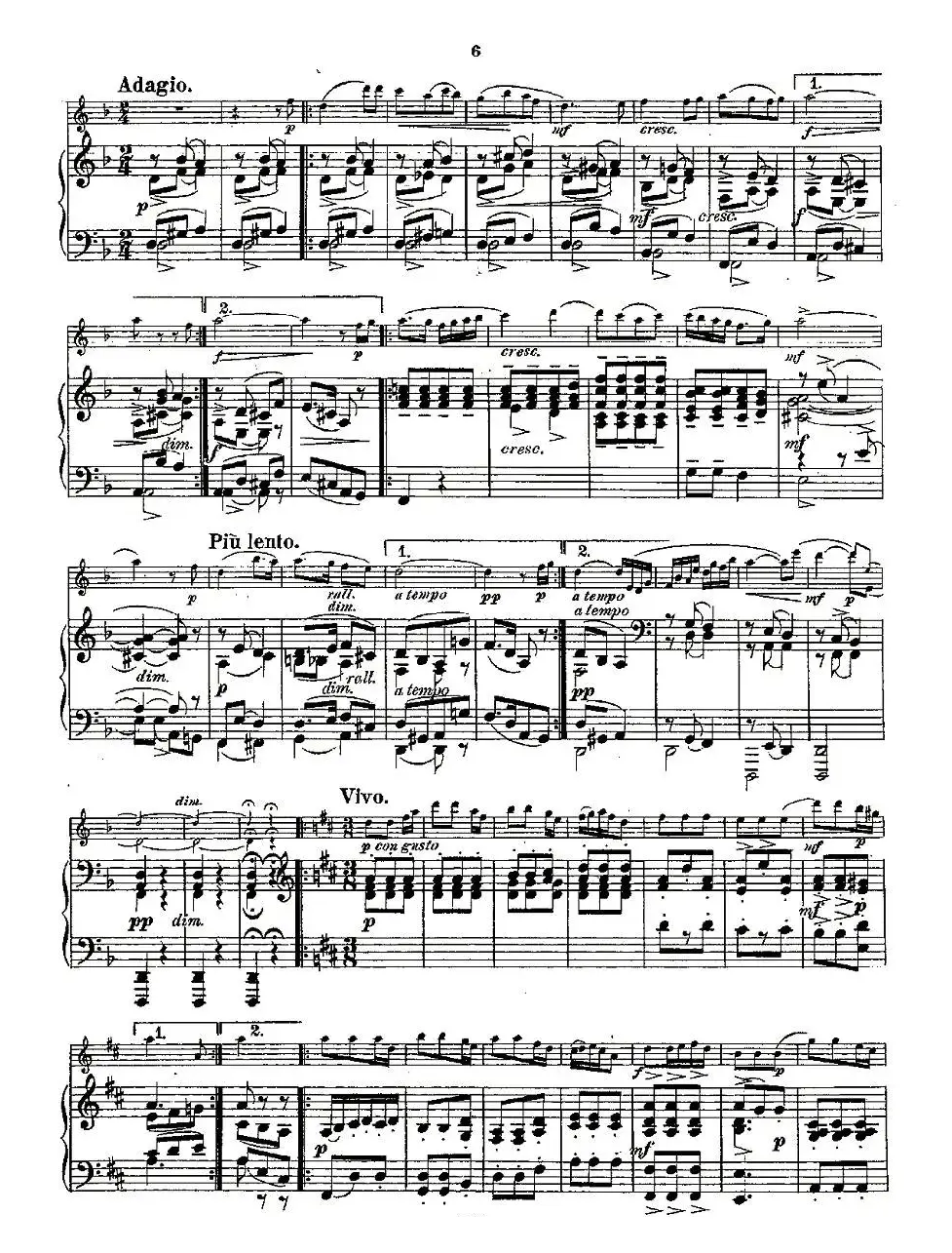 Fantaisies nationales. Op. 59, 1. （长笛+钢琴伴奏）