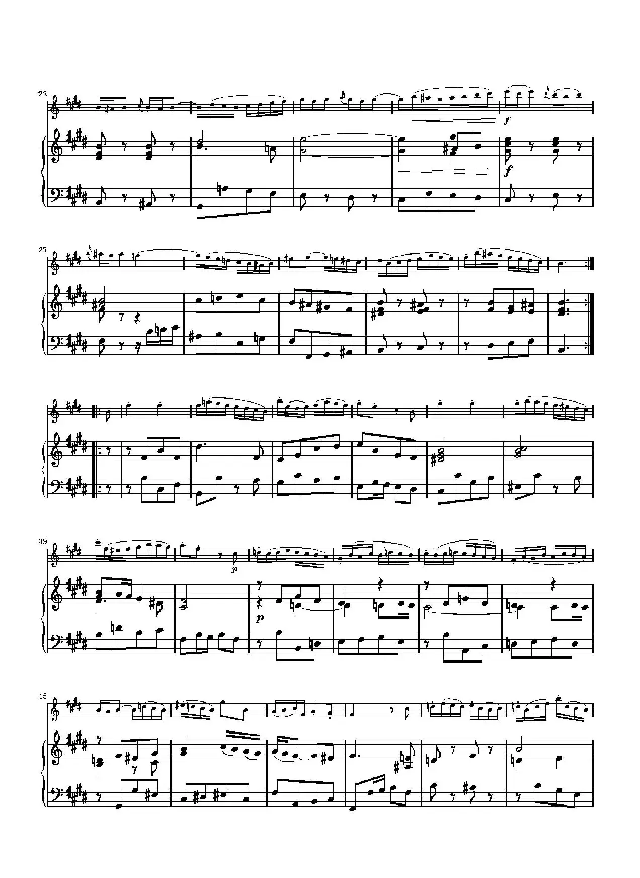 Allegro（BWV1035 ）