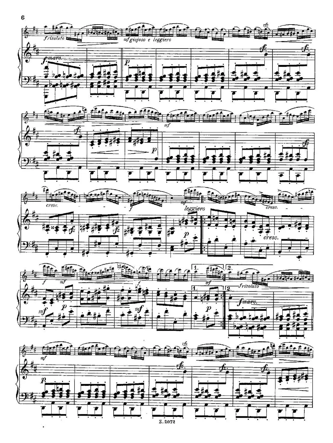 Die Mühle（Op.55 No.4）（长笛+钢琴伴奏）