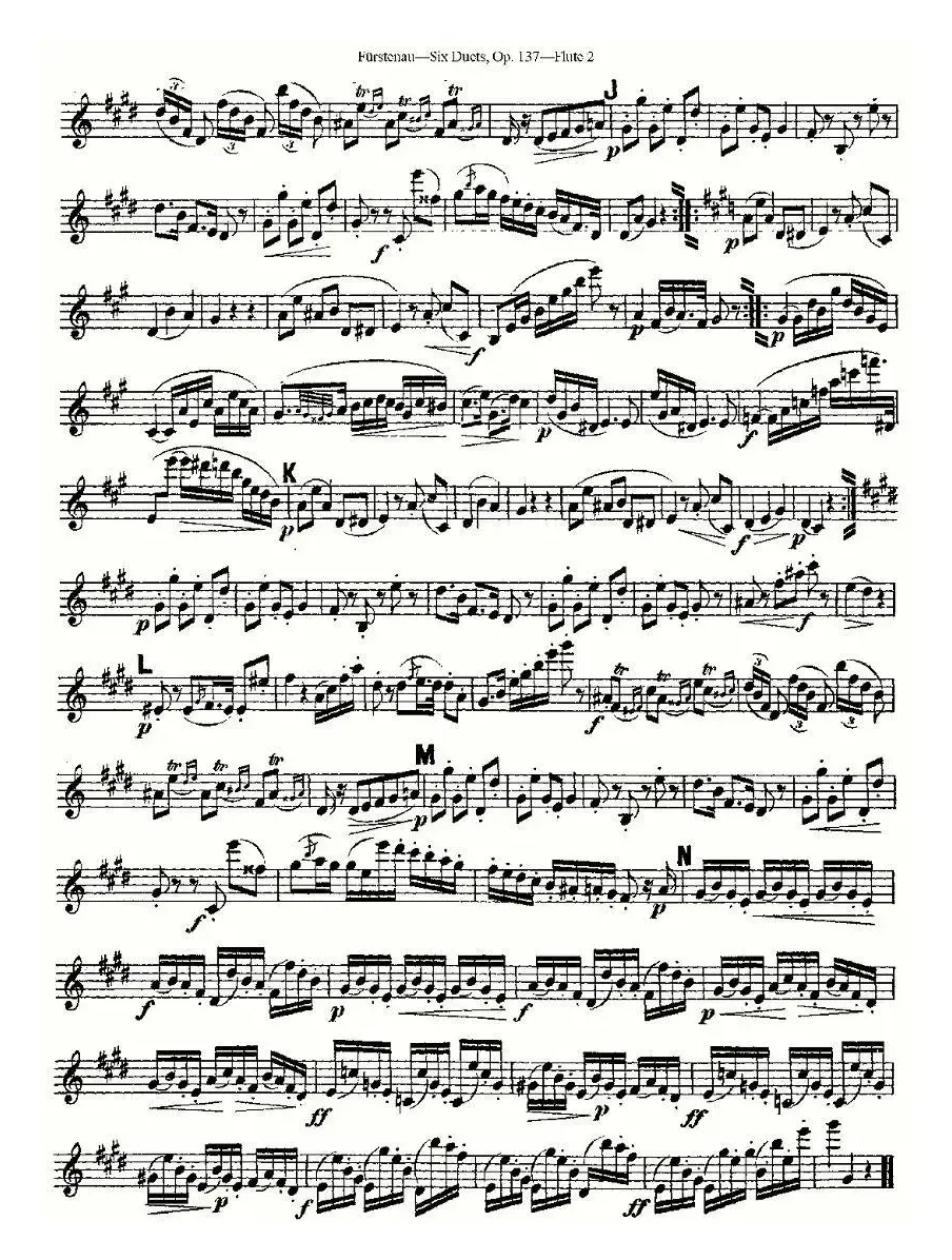 Six Duets, Op.137 之六（二重奏 六首作品 137号）