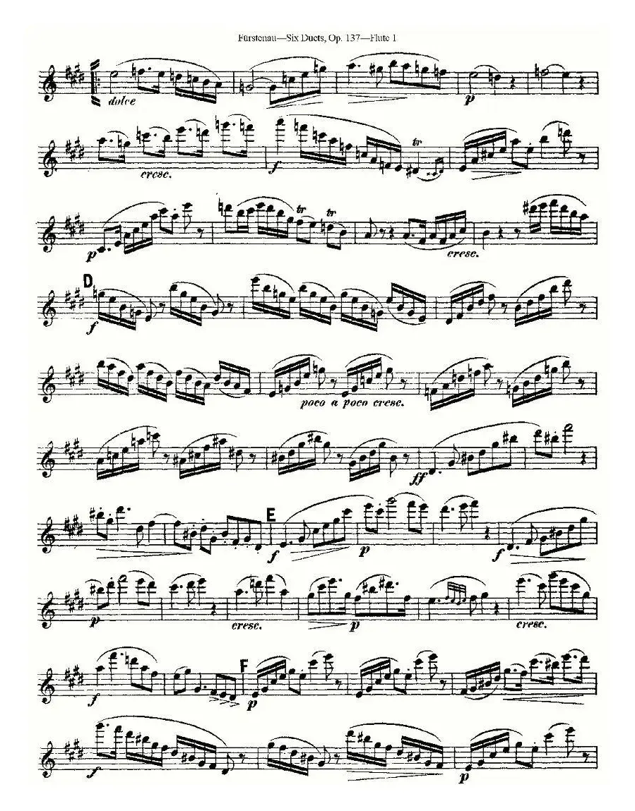 Six Duets, Op.137 之六（二重奏 六首作品 137号）