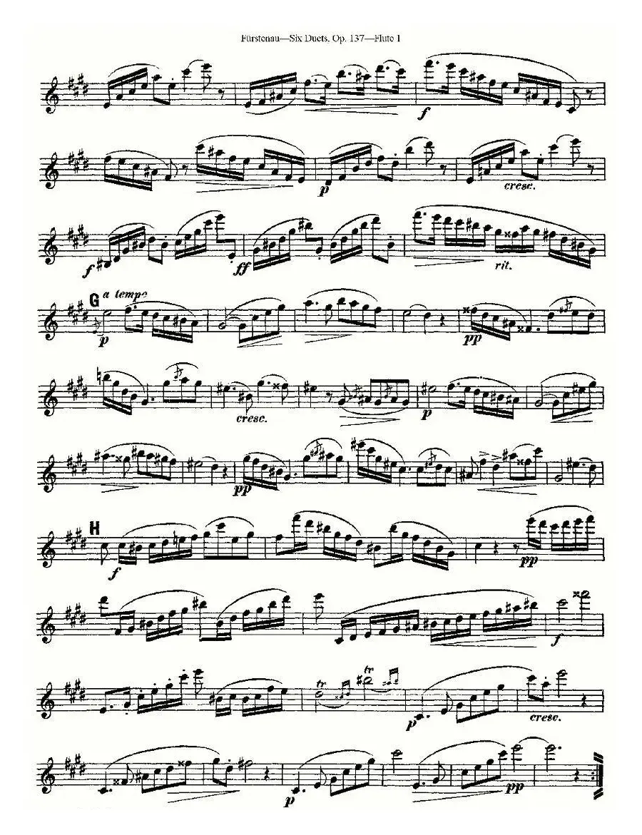 Six Duets, Op.137 之六（二重奏 六首作品 137号）