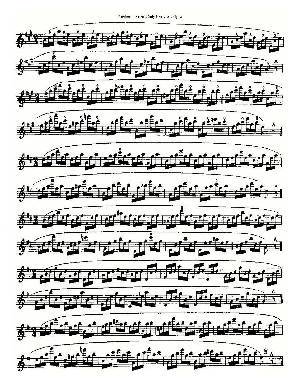 Seven Daily Exercises, Op.5（每日练习七首，作品5号）