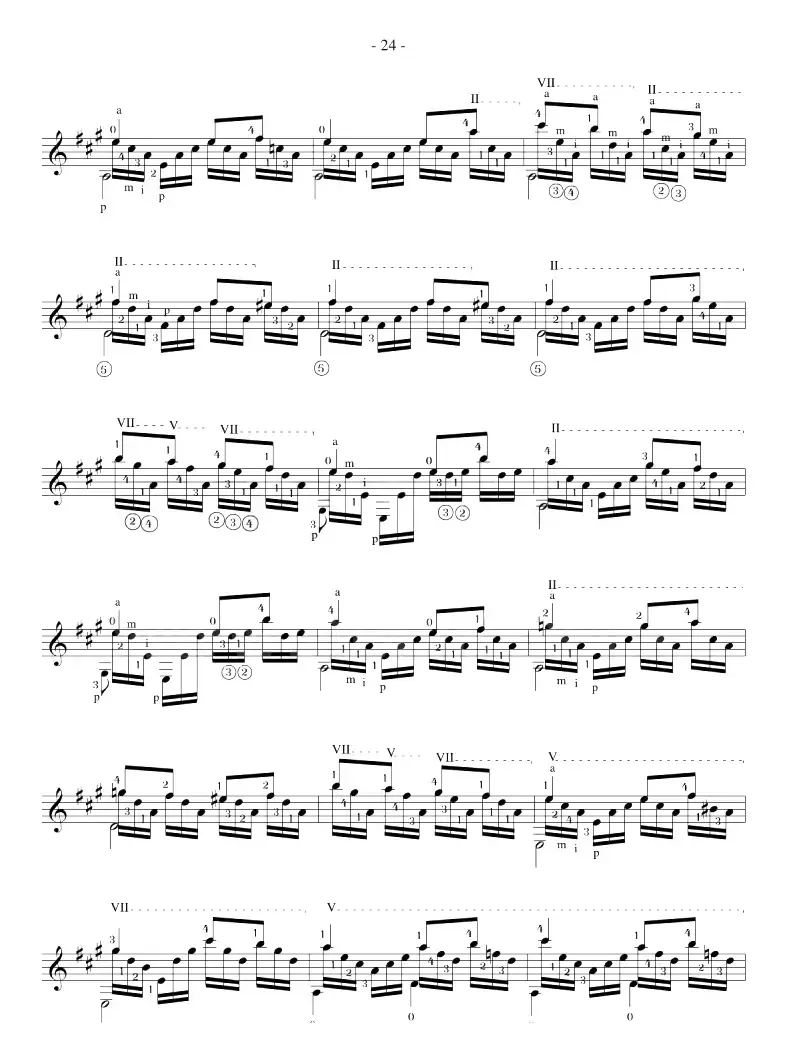 Fernando Sor《12 Studies,Op.31》（STUDY 12）