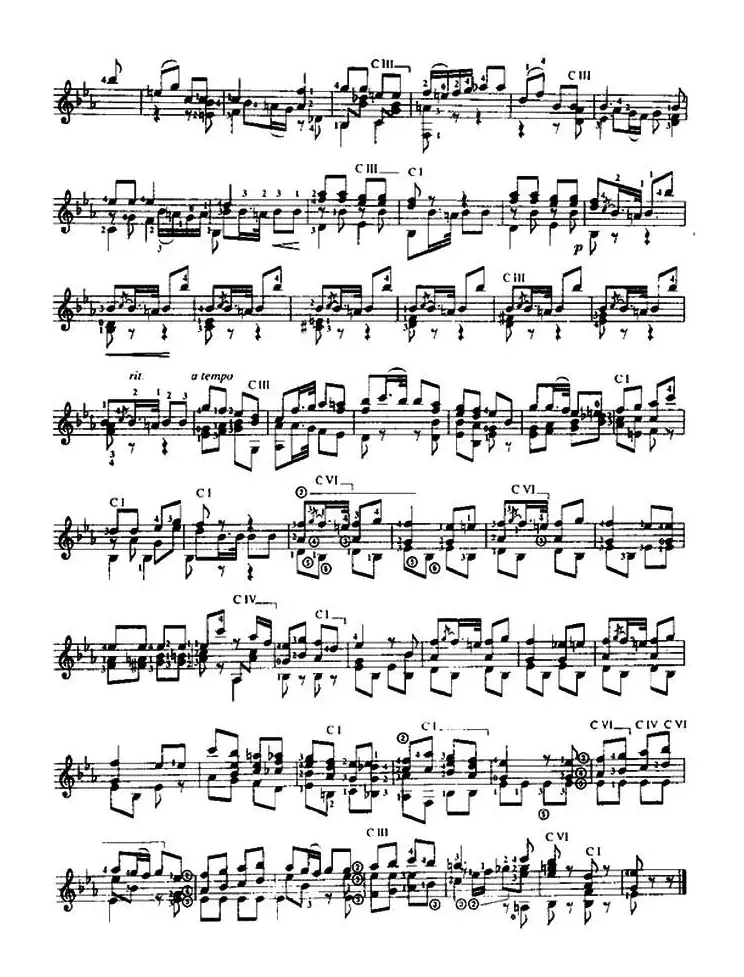 费尔南多·索尔 古典吉他练习曲 No.18（Op.29  No.22）