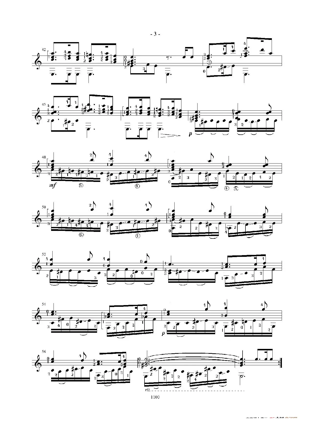 Op.47 Nr.2 Suite Espanola(Canaluna)（古典吉他）